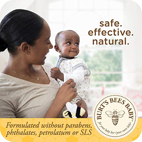 Burt's Bees Baby Toallitas sin cloro, toallitas naturales sin perfume, 72 toallitas