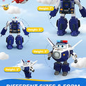 Super Wings - Figura de Juguete transformadora de Paul, avión, BOT, Escala de 5 Pulgadas