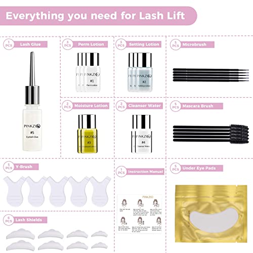 PINKZIO Eyelash Perm Kit PINKZIO lash Lift Kit For Professional Use
