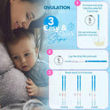 ClinicalGuard 40 tiras de prueba de ovulación y 10 tiras de prueba de embarazo