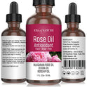 Hera Nature Rose Antioxidant Bulgarian Essential Oil, 100% Pure, in Jojoba & Rosehip Oil, Therapeutic Grade (USA) 30ML(1oz)