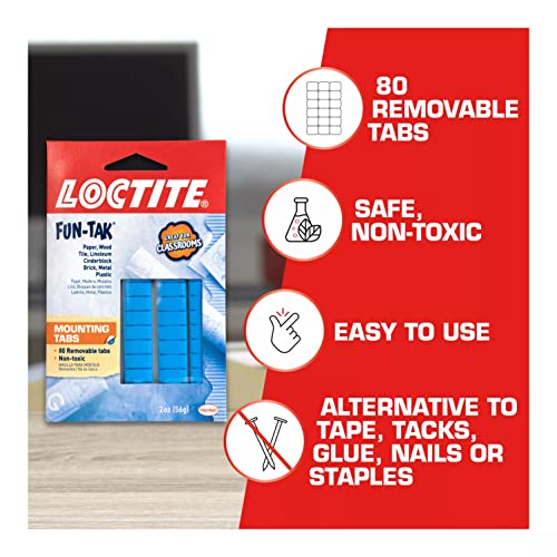 Loctite Fun-Tak Masilla de montaje, 2 onzas