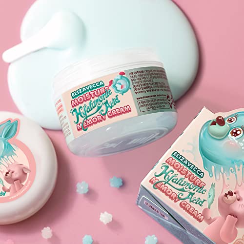 Elizavecca Moisture Hyaluronic Acid Memory Cream - anti aging cream : facial cream for wrinkles - water cream
