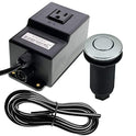 YuanKanJu Single Outlet Sink Garbage Disposal Air Activated Switch (Chrome Finish)
