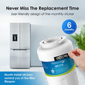 Waterdrop MWF NSF 53&42 Certified Refrigerator Water Filter, Compatible with GE SmartWater MWF, MWFINT, MWFP, MWFA, GWF, HDX FMG-1, GSE25GSHECSS, WFC1201, RWF1060, 197D6321P006, Kenmore 9991, 3 Pack