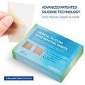 Puriderma Medical - Hojas de silicona para eliminar cicatrices (5 unidades) – Rápido y eficaz en queloides, cirugía, quemaduras, acné, cicatrices de sección C