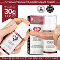 Physician Formulated Silicone Scar Gel - Advanced Crosspolymer Medical Grade Scar Cream for Face, Body, Surgery, C Section, Burn, Keloids & Hypertrophic Scars by Makers of HealFast Surgery Recovery