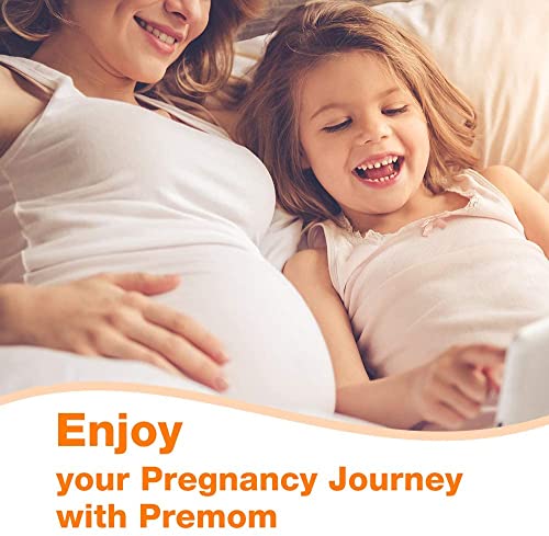 Premom HCG - Tiras de prueba de embarazo (15 unidades, envueltas individualmente) - Más del 99% de precisión y alimentado por Premom Predictor de ovulación iOS y Android APP