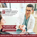 Physician Formulated Silicone Scar Gel - Advanced Crosspolymer Medical Grade Scar Cream for Face, Body, Surgery, C Section, Burn, Keloids & Hypertrophic Scars by Makers of HealFast Surgery Recovery