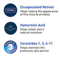 CeraVe Anti Aging Face Cream with SPF | 1.76 Ounce | Anti Wrinkle Retinol Cream and Face Sunscreen | Fragrance Free