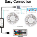 Daybetter Tira de luces LED de control remoto de 5050 RGB flexible que cambia de color