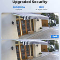 REOLINK Cámaras de seguridad para exteriores, sistema de cámara de seguridad para el hogar para vigilancia PoE IP de 5 MP, detección inteligente de seres humanos/vehículos, funciona con casa inteligente, lapso de tiempo, tarjeta SD de hasta 256 GB, RLC-51
