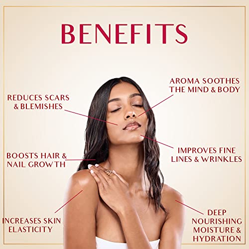 SAFA Rosé Oil - Organic Oil for Face, Body, Hair, Nails & Aromatherapy | Natural Blend of Bulgarian Damask Rose, Moroccan Argan, Sweet Almond, Vitamin E, & Apricot Oil | Moisturizer for Women & Men