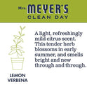 Pack of 1 x Mrs. Meyer's Liquid Hand Soap - Lemon Verbena - 12.5 oz