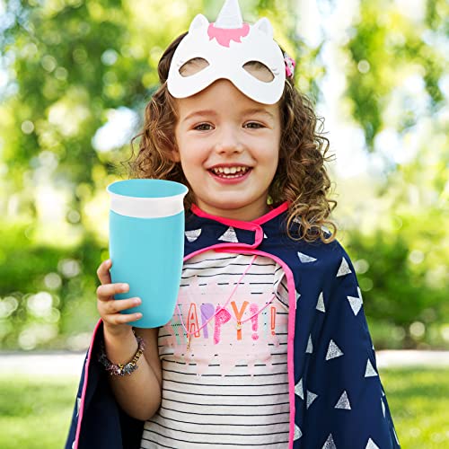 Munchkin Miracle 360 Vaso para niños, verde/azul, 295 ml, 2 unidades