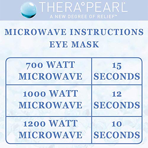 TheraPearl Máscara de ojos que cambia de color, Azul (versión antigua)., TheraPearl Eye Mask, Eye-ssential Mask with Flexible Gel Beads for Hot Cold Therapy, Best Spa Eye Wrap for Puffy Eyes, Non Toxic Compress for Swollen Eyes, Relaxation, Hot Cold Ice P