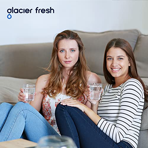 GLACIER FRESH DA29-00020B Filtro de agua para frigorífico compatible con Samsung DA29-00020A/B, DA29-00020B-1, HAF-CIN/EXP, 46-9101, RF4267HARS para puerta francesa nevera cocina (paquete de 3)