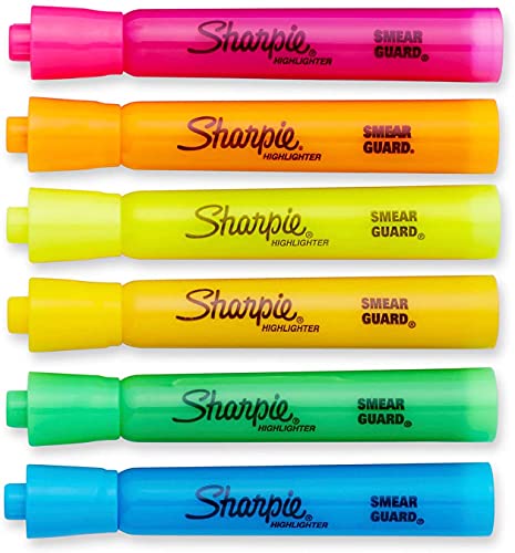 Sharpie Resaltadores estilo tanque, punta de cincel