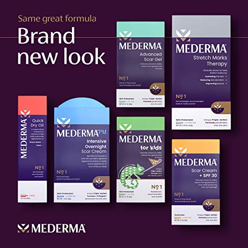 Mederma PM Crema intensiva para cicatrices durante la noche – Funciona con la actividad regenerativa nocturna de la piel – aplicación una noche se muestra clínicamente para hacer cicatrices más pequeñas y menos visibles