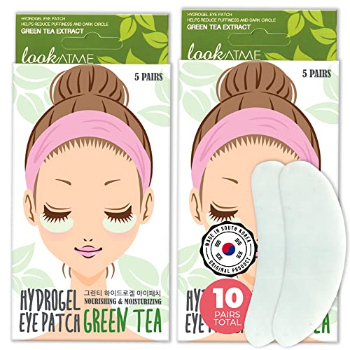 Look At Me Hydrating Hydro-gel Eye Patches, Green Tea |Pack of 2