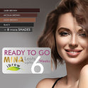 MINA Eyebrow Henna for Eyebrow Color and Tinting kit- Medium Brown