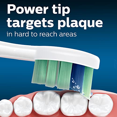 Philips Sonicare Optimal Plaque Control replacement toothbrush heads, HX9023/65, BrushSync technology, White 3-pk