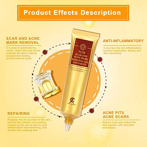 Scar Removal Cream For Old Scars- Stretch Mark Removal Cream for Men & Women- Stretch Marks Relief and Burns Repair,Face Skin Repair Cream