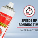 STARBOND EM-02 Super Fast Thin, Premium Instant CA (calcomanía de cianoacrilato) Super Glue Plus tapa extra y micropuntas, 2 onzas (para torneado de madera, giro de bolígrafo, pasatiempo, estabilización, acabado, incrustación)