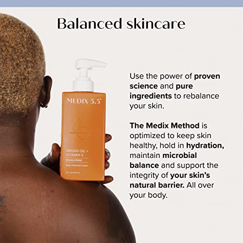 Set de crema de argán y crema de coco Medix 5.5. La crema de argán Medix 5.5 con oro de 24 quilates reduce las arrugas y la piel que se cae. Crema de coco hidrata la piel dañada y seca. Dos 15 oz
