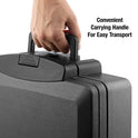 SentrySafe H0100 - Caja Impermeable ignífuga con Cerradura de Llave, 0.17 pies cúbicos, Color Negro