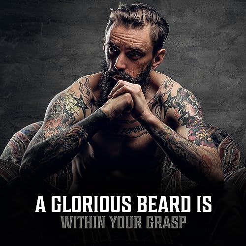 Best Beard Oil - All Natural Unscented Organic Argan & Jojoba Oils - Aids Beard Growth - Conditions and Strengthens Beards and Mustaches for Men by Viking Revolution