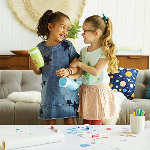 Munchkin Miracle 360 Vaso para niños, verde/azul, 295 ml, 2 unidades