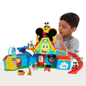 Disney Junior Mickey Mouse Funny The Funhouse 13 Piece Lights and Sounds Playset, Includes Mickey Mouse, Donald Duck and Bonus Pluto Figure, Amazon Exclusive, by Just Play
