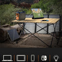 MARBERO - Generadores solares portátiles de 100 W, 45000 mAh, fuente de alimentación de batería de camping con salida de CA de 110 V, 2 puertos CC, 4 puertos USB, LED para CPAP al aire última intervensión, camping, viajes, caza, apagón de emergencia