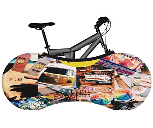 Jersey Bike Shop - Cubierta para rueda de bicicleta, antipolvo, lavable, elástica, cubierta para rueda de bicicleta interior, bolsa de almacenamiento antiarañazos, paquete para bicicleta de montaña y carretera