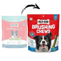 Milk-Bone Fresh Breath Cepillado Mastica golosinas dentales diarias para perros, reduce la acumulación de sarro, mantiene las encías saludables