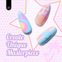 Beetles Gel Nail Polish, Unicorn Collection Pastel Color Soak off Nail Gel Polish Baby Blue Yellow Nail Polish Purple Gel Polish Spring into Summer Pastel Collection, Best Easter Nail Art Gifts
