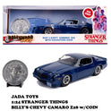 Jada Toys Billy's Chevrolet Camaro Z28 Azul Oscuro con Coins Stranger Things (2016) TV Series 1/24 Diecast Model Car por Jada 31110