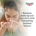 Eucerin Limpiador facial relajante para alivio del enrojecimiento, 6.8 onzas