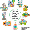 Fisher-Price Linkimals - Koala - Juguete de Aprendizaje Musical con Luces y Canciones para bebés y niños pequeños de 9 Meses en adelante