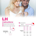 MomMed Tiras de prueba de ovulación y embarazo (HCG20-LH70), kit predictor de ovulación en casa incluye 20 pruebas de embarazo, 70 tiras de prueba de ovulación y 90 tazas de orina, prueba precisa de fertilidad, pruebas OPK