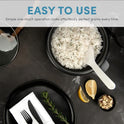 Aroma 6-Cup Pot-Style Rice Cooker, White