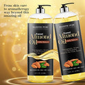 Majestic Pure Sweet Almond Oil, Super Triple A Grade Quality, 100% Pure and Natural from Spain, Cold Pressed , 16 fl oz.