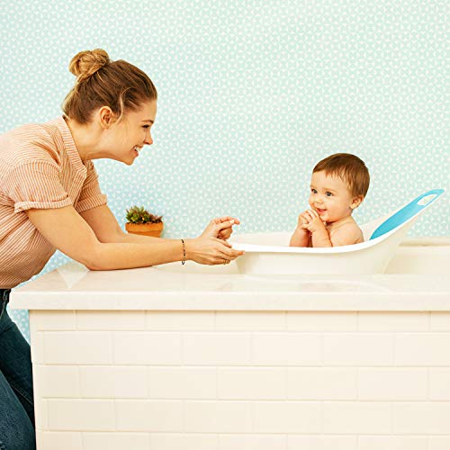 Munchkin® Sit & Soak™ - tina para bebé, 0-12 meses, color blanco, 25 x 16.25 x 15 pulgadas