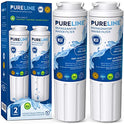 PURELINE UKF8001 Filtro de agua para refrigerador certificado por NSF y WQA, repuesto para Maytag UKF8001P, Whirlpool EDR4RXD1, filtro EveryDrop 4, PUR 4396395 Puriclean II, UKF8001AXX-200, 469006 (paquete de 2)