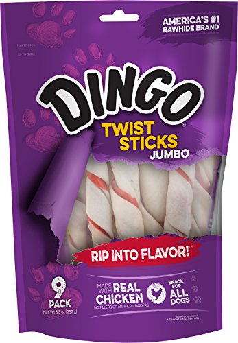 Dingo Twist Sticks Rawhide Treats