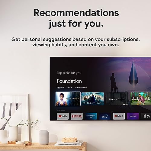 Chromecast with Google TV - Streaming Entertainment with Voice Search - Watch Movies, Shows, and Live TV