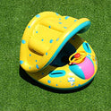 FindUWill Inflatable Baby Float-Pool Swimming Ring with Sun Canopy with Inflator Pump,Waterproof Carry Bag,Duck Toys