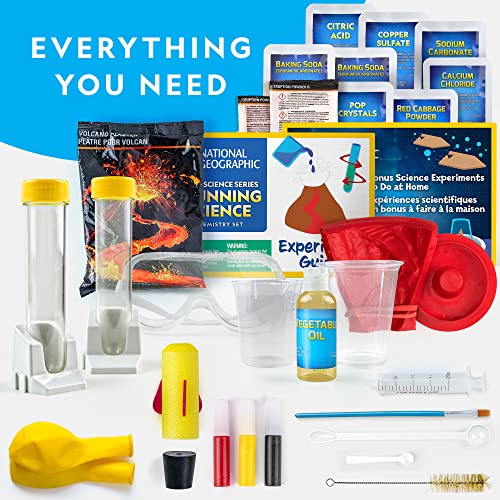 National Geographic Mega Science Chemistry Kits with Over 45 Science Experiments, Great Stem Toy, an Amazon Exclusive Science Kit