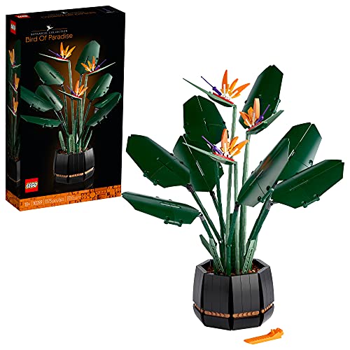 LEGO® Icons 10289 Ave del Paraíso, Planta Artificial Decorativa, Bloques de Construcción para Adultos, Idea Regalo San Valentín, Decoración Hogar y u Oficina (1173 Piezas)